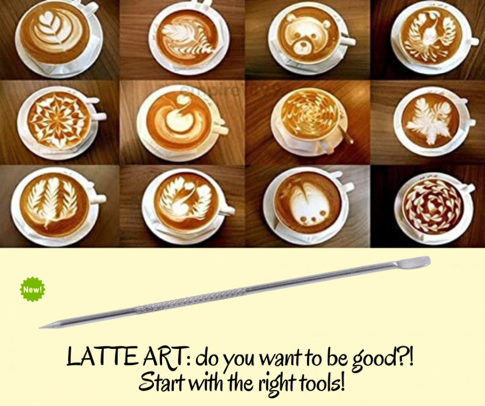 LATTE ART PEN: your ally to amaze with a cappuccino. Discover the