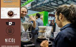 Quiz sensoriale sul caffè: EDO Barista e His Majesty the Coffee alla caffetteria Nicol con la campionessa italiana Helena Oliviero