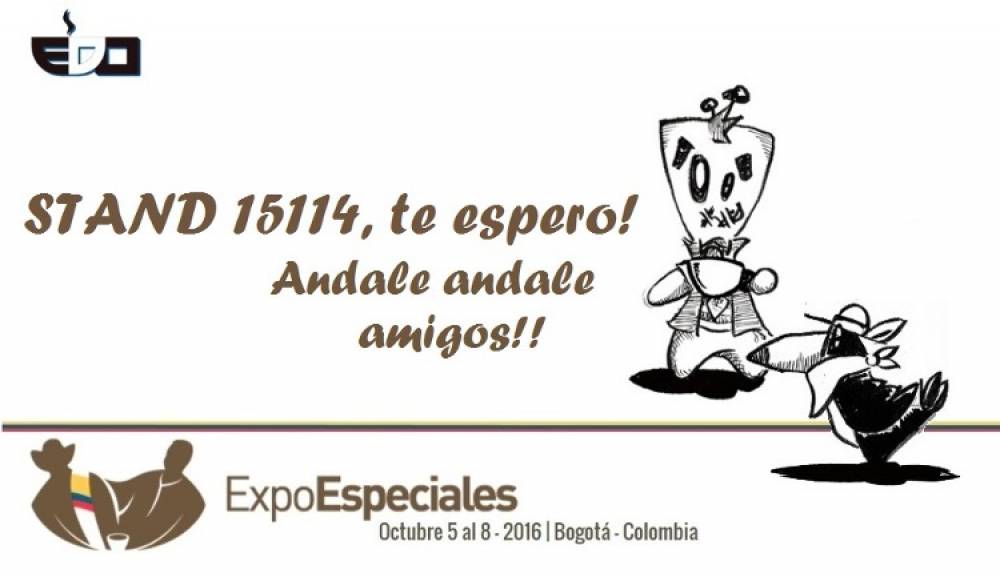 Bogotà, 5-8 October: EDO at ExpoEspeciales Cafe de Colombia 2016