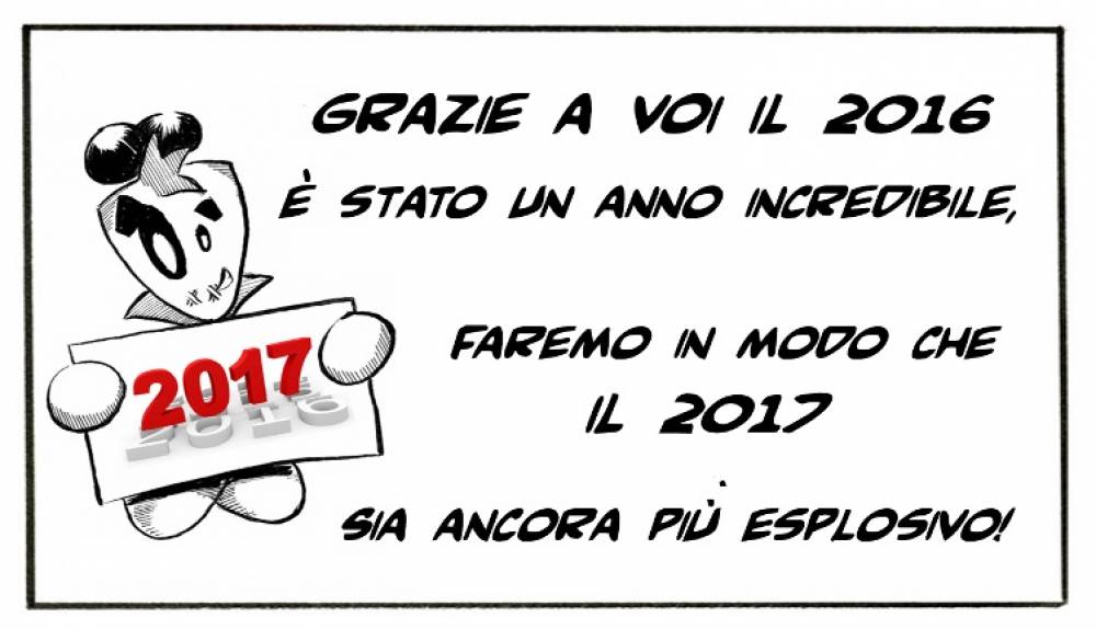 Il 2017 è arrivato! mille novità in arrivo, stay tuned!