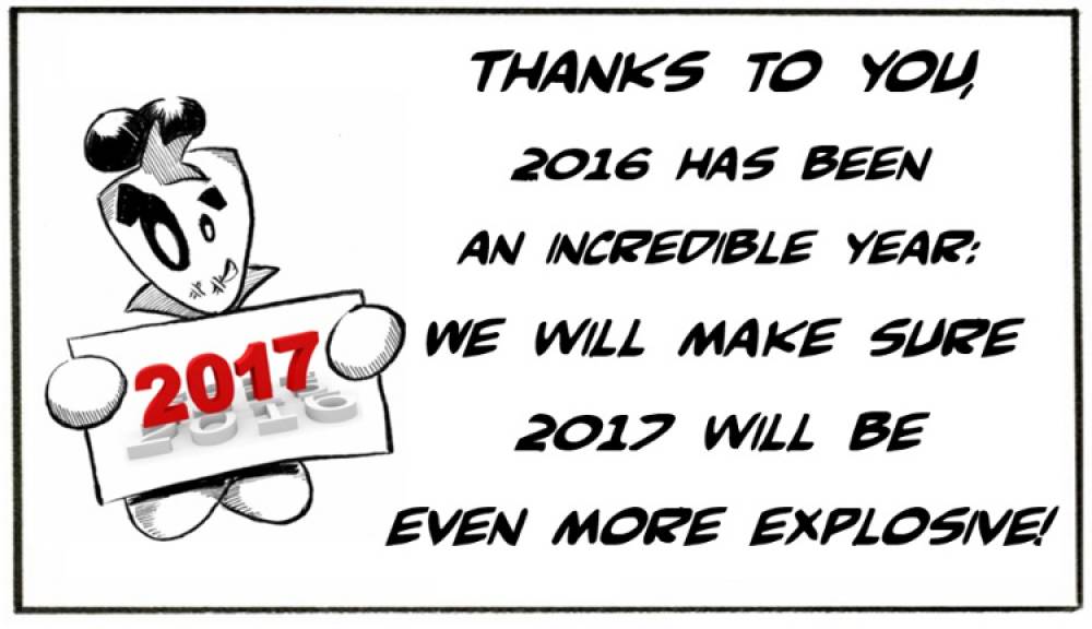 2017 has arrived! a thousand things to come, stay tuned!