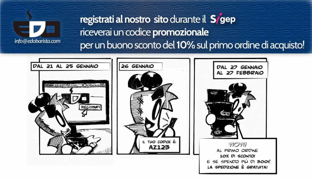 Il modo migliore per festeggiare il Sigep? con uno sconto del 10%!