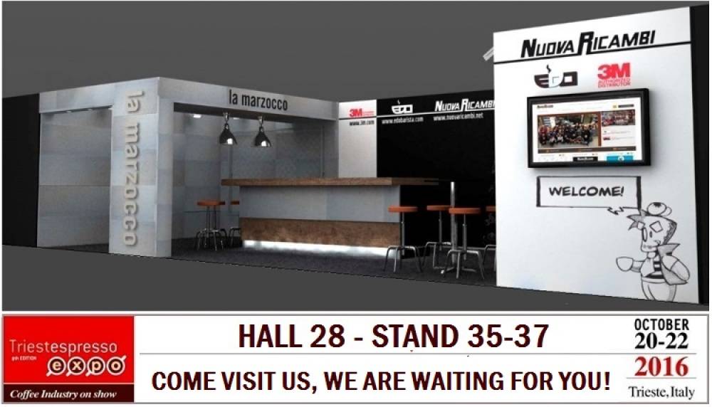 Edo at TriestEspresso Expo: come ti see us at booth 35-37, Hall 28!