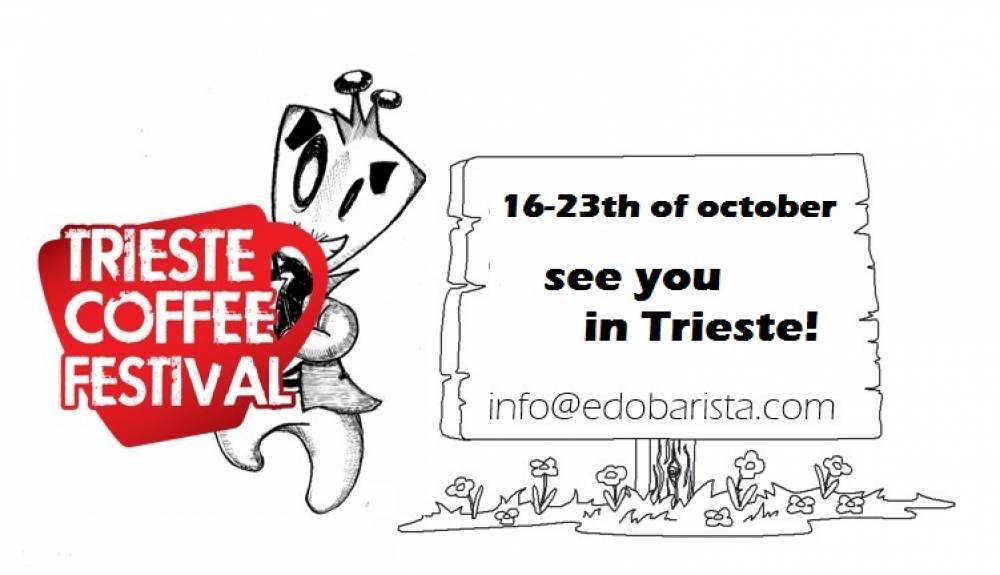 16-23 of October, a busy week at the Trieste Coffee Festival with Edo!