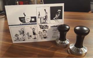 YOU’RE NEXT! presented at TriestEspresso the innovative tamper YOU & ME designed by Andrea Villa