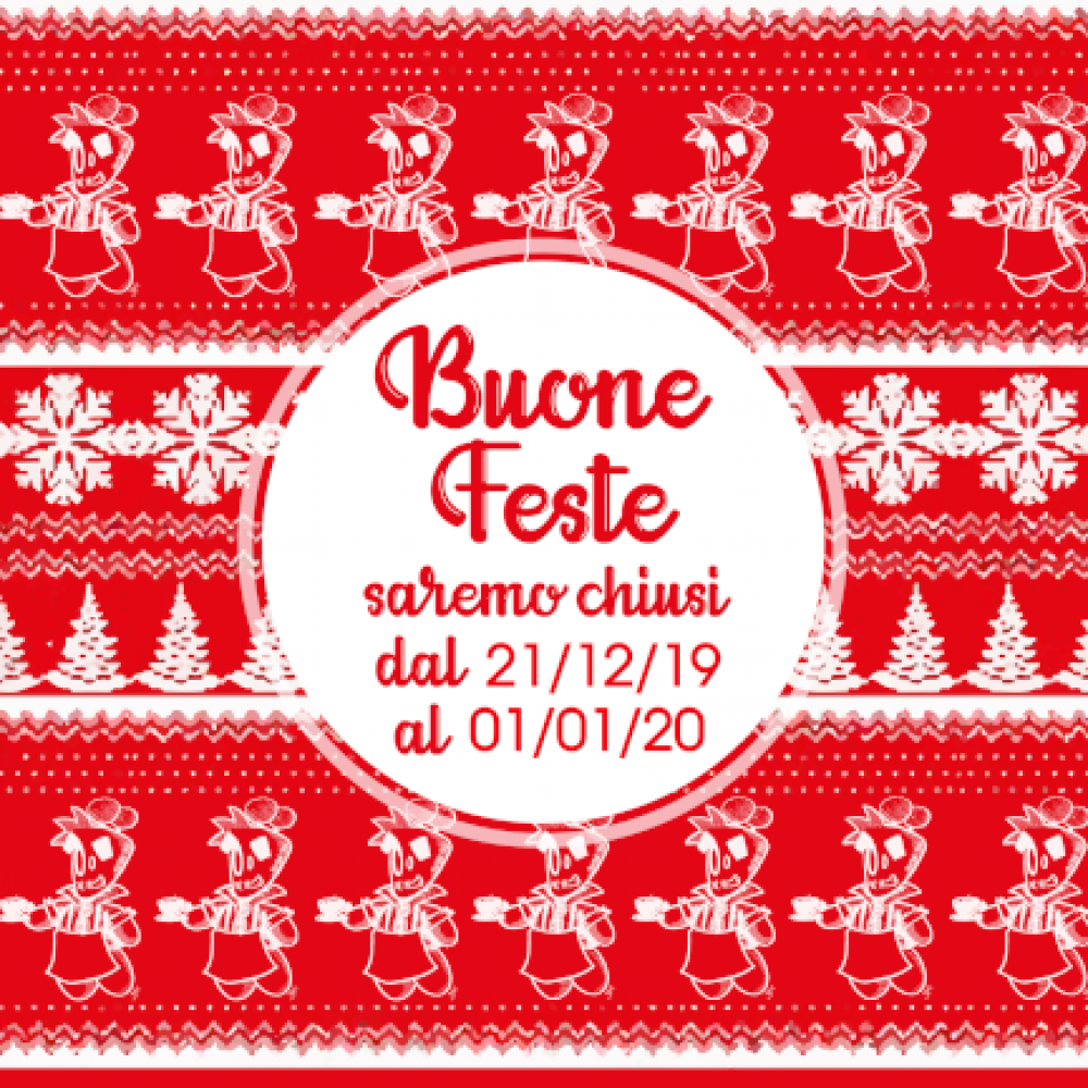 Tanti auguri di buone feste!