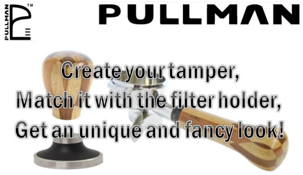 Pullman Tampers and filter holders handles now on Edo Barista!