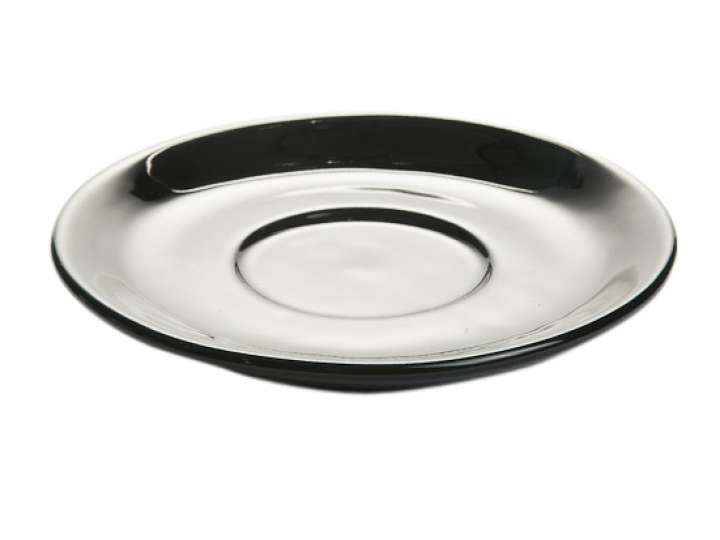 CAPPUCCINO SAUCER MI/ISCHIA/GE/AO BLACK