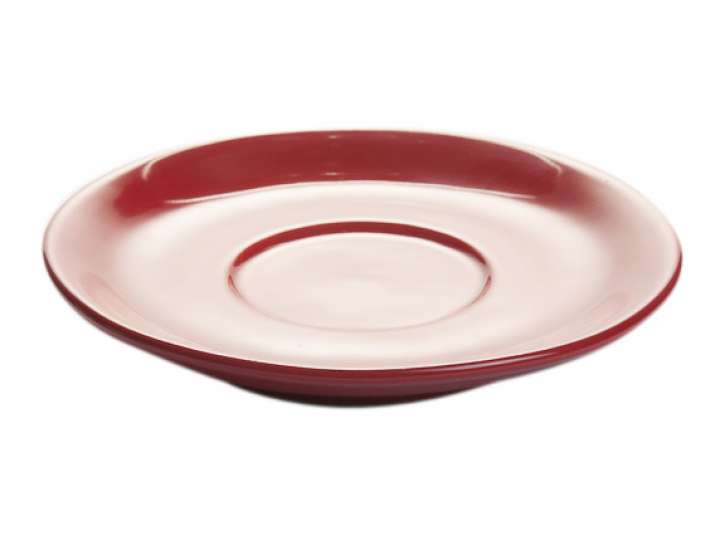 COFFEE SAUCER ALBA/MI/ISCHIA/GE/AO RED