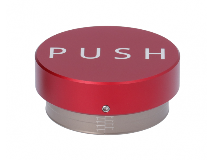 PRESSINO PUSH ROSSO CON BASE Ø 58.5 MM