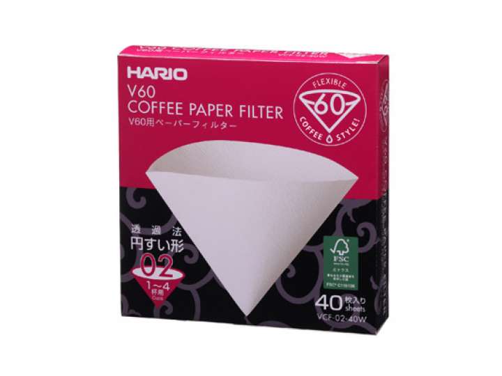 WHITE PAPER FILTERS FOR DRIPPER 02 (40pz)