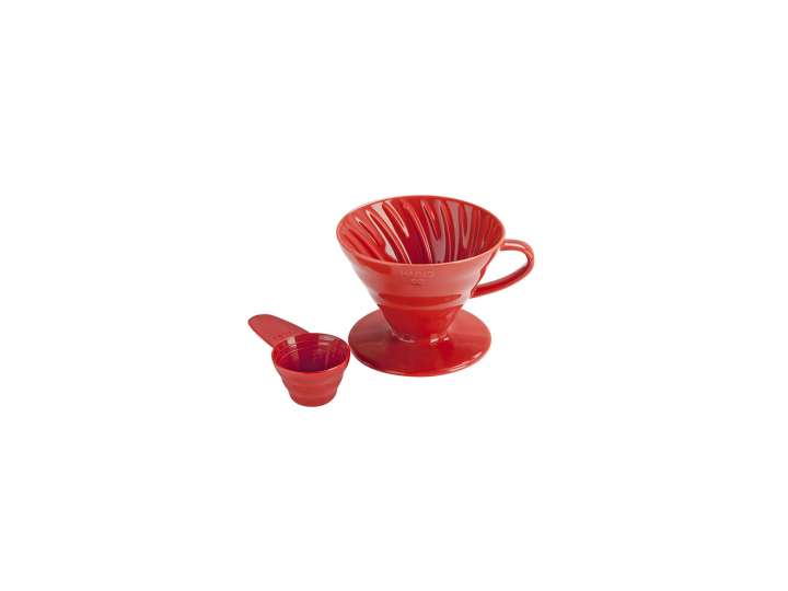 COFFEE DRIPPER V60 02 CERAMICA ROSSA