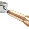 51mm Pratico manico in palissandro con manico in legno per caffè espresso in polvere piatto martello per caffè ed espresso 
