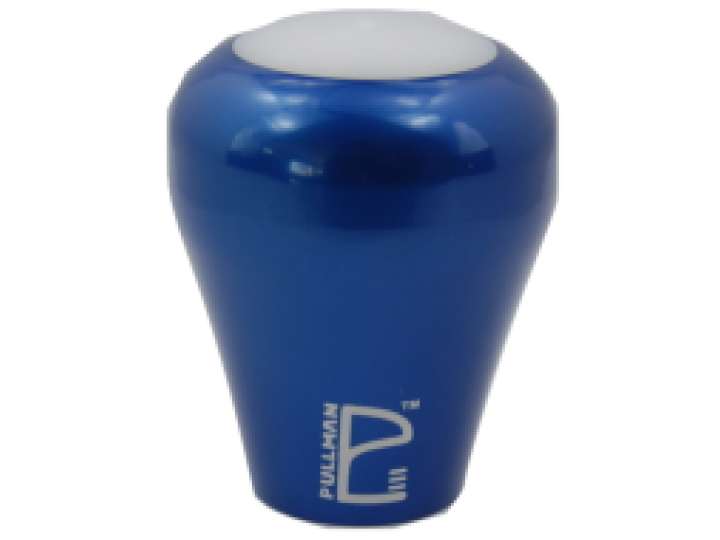 Manopola per pressino in blu cobalto opaco con top nero