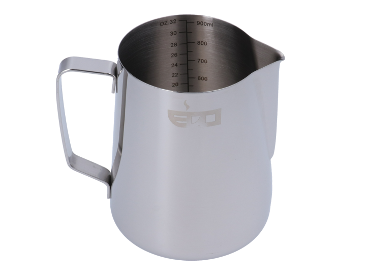 EDO BARISTA LINED STAINLESS STEEL MILK PITCHER - 1000 ml/33 oz