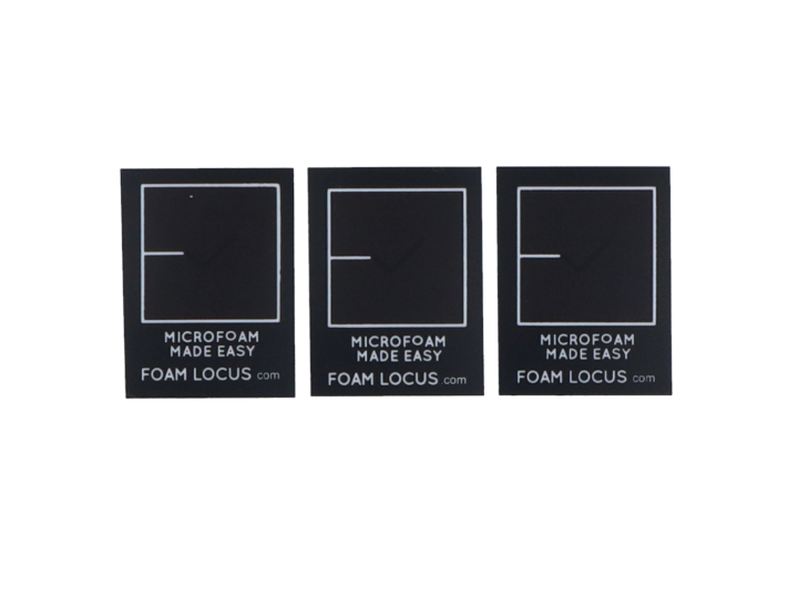 FOAM LOCUS STICKERS (3 pcs)