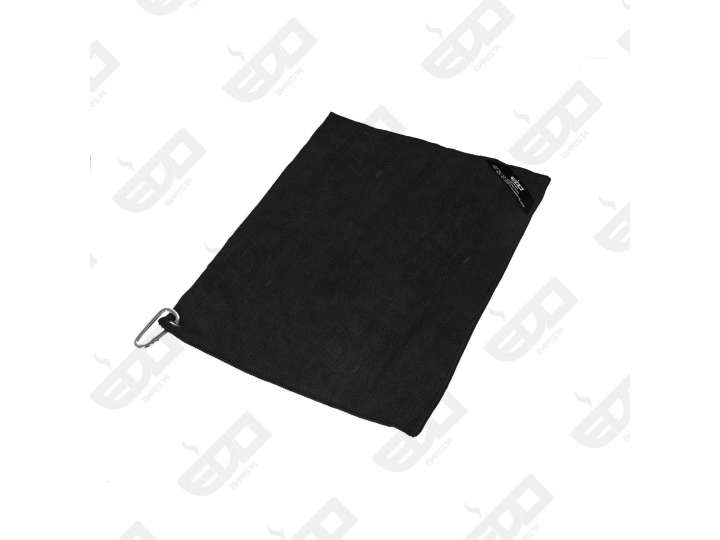 PANNO BARISTA NERO NEUTRO 40x30cm C/MOSCHETTONE