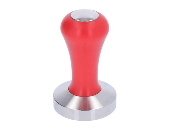 EDO YOUNG PRO 49MM FLAT BASE RED COFFEE TAMPER