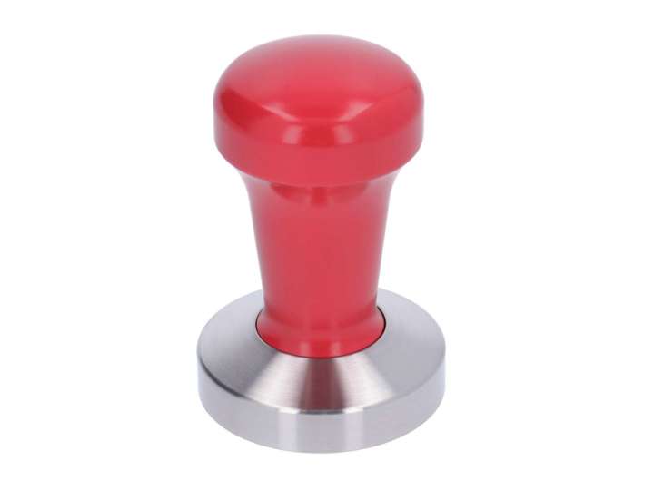 RED EDO COFFEE TAMPER YOUNG LINE 58MM FLAT BASE