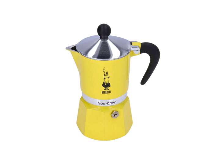 MOKA RAINBOW BIALETTI - 6 CUPS YELLOW
