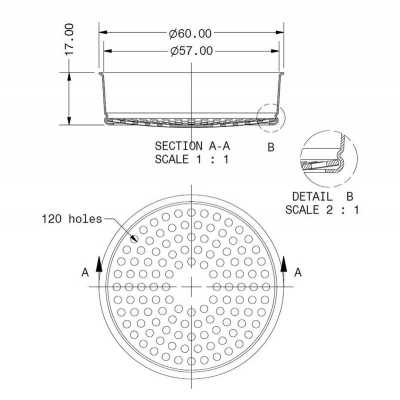 COMPETITION SHOWER HEAD - E61 35 WM