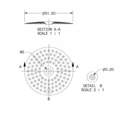 COMPETITION SHOWER HEAD - CI 200 IM