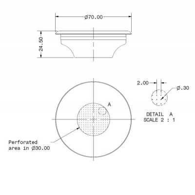 FILTER BASKET B70 1 T H24,5 N